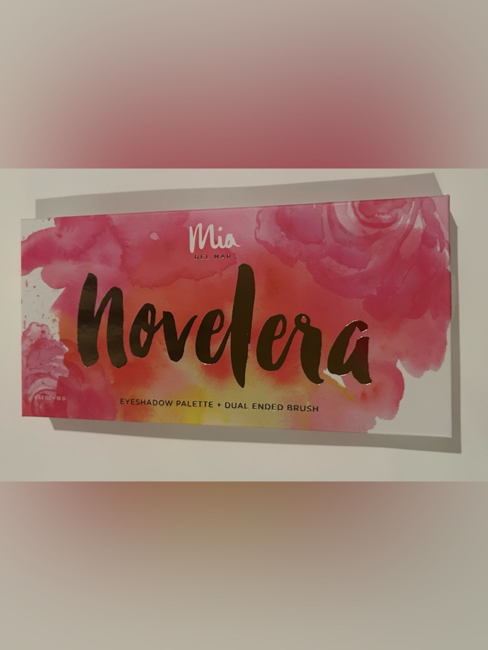 Mia Del Mar Novelera Eyeshadow Palette + Brush - Brown tones NEW